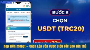 Nạp tiền Mebet – Cách lên vốn cược siêu tốc cho tân thủ